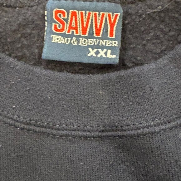 Vintage 90s University of Notre Dame Fighting Irish Sweatshirt Savvy Men's 2XL - Picture 6 of 7